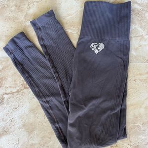 Dark gray, Vital Seamless leggings, Gymshark